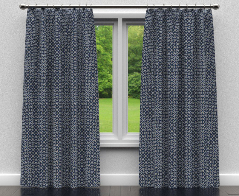 Charlotte - D169 - Sapphire - Fabric by the Yard - D169 - D169_Drapery
