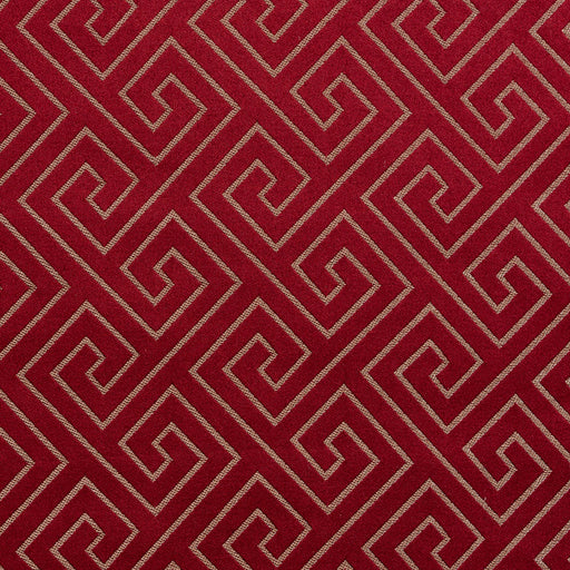 Charlotte - D172 - Merlot Greek Key - Fabric by the Yard Merlot Greek Key