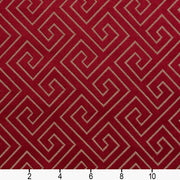 Charlotte - D172 - Merlot Greek Key - Fabric by the Yard - D172 - D172_Ruler