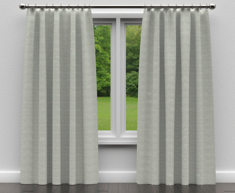 Charlotte - D174 - Seamist Greek Key - Fabric by the Yard - D174 - D174_Drapery