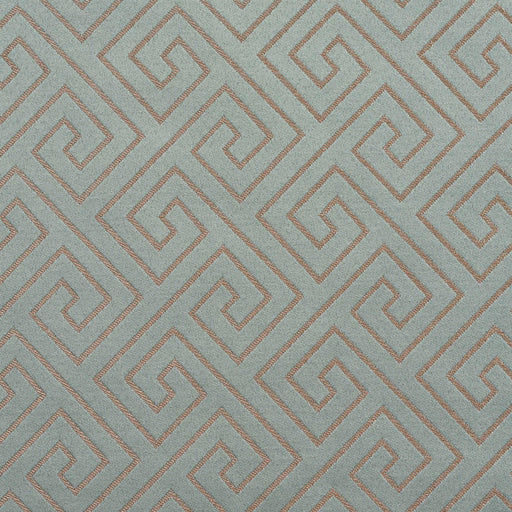 Charlotte - D174 - Seamist Greek Key - Fabric by the Yard Seamist Greek Key