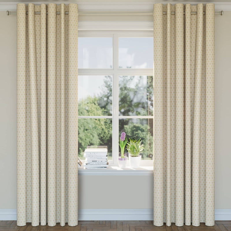 Charlotte - D1804 - Ivory Margot - Fabric by the Yard - D1804 - D1804_Drapery
