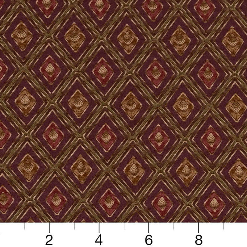Charlotte - D1806 - Aubergine Margot - Fabric by the Yard - D1806 - D1806_Ruler