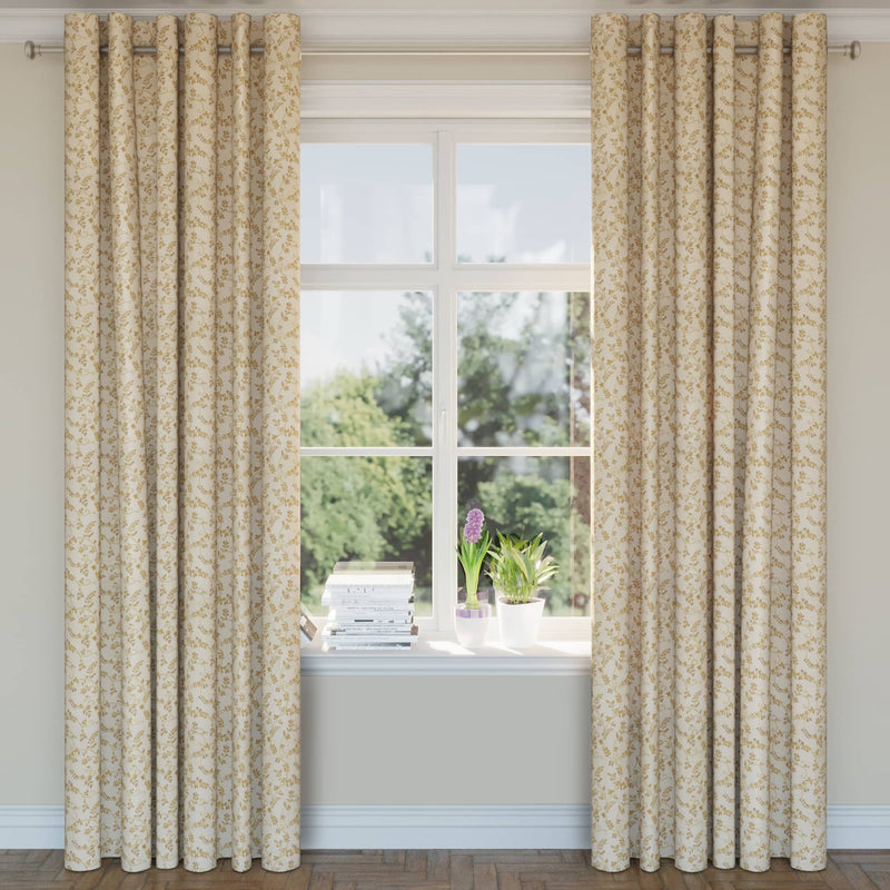 Charlotte - D1809 - Champagne Nicolette - Fabric by the Yard - D1809 - D1809_Drapery