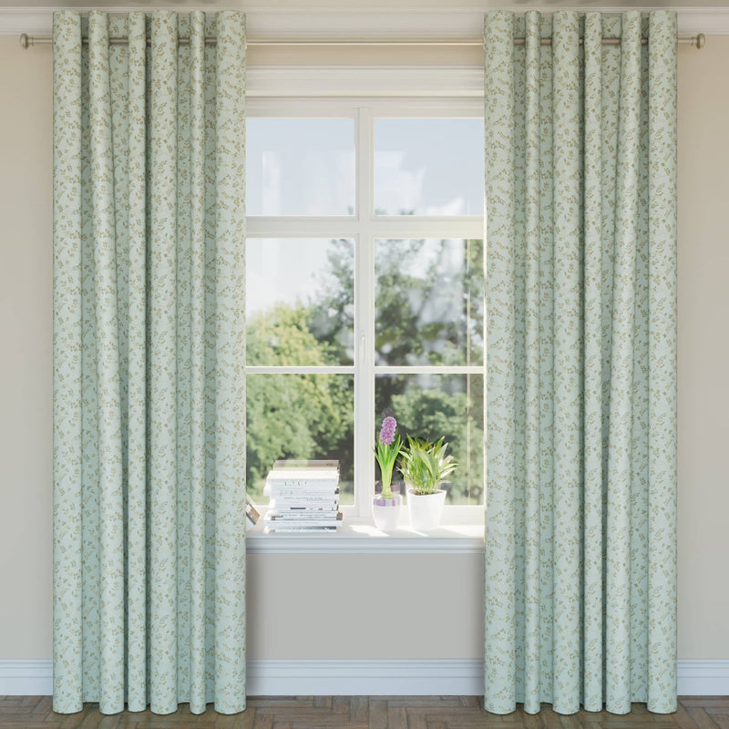 Charlotte - D1812 - Mist Nicolette - Fabric by the Yard - D1812 - D1812_Drapery