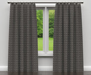 Charlotte - D181 - Ebony Lattice - Fabric by the Yard - D181 - D181_Drapery