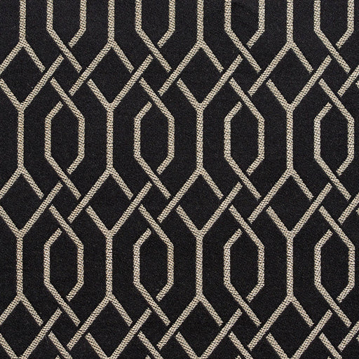 Charlotte - D181 - Ebony Lattice - Fabric by the Yard Ebony Lattice
