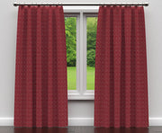 Charlotte - D182 - Merlot Lattice - Fabric by the Yard - D182 - D182_Drapery