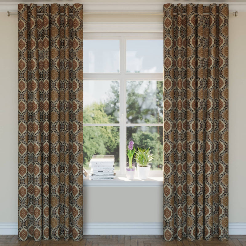 Charlotte - D1834 - Walnut Antoinette - Fabric by the Yard - D1834 - D1834_Drapery