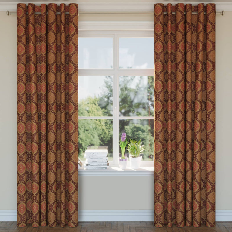 Charlotte - D1838 - Aubergine Antoinette - Fabric by the Yard - D1838 - D1838_Drapery
