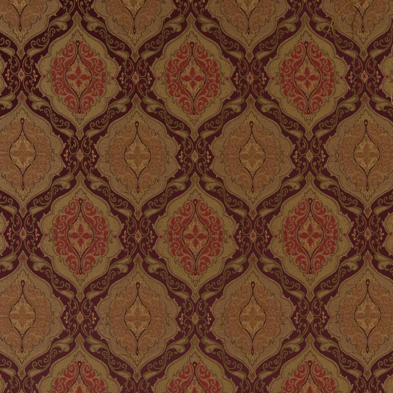 Charlotte - D1838 - Aubergine Antoinette - Fabric by the Yard Aubergine Antoinette