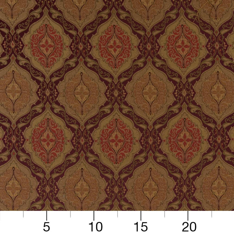 Charlotte - D1838 - Aubergine Antoinette - Fabric by the Yard - D1838 - D1838_Ruler