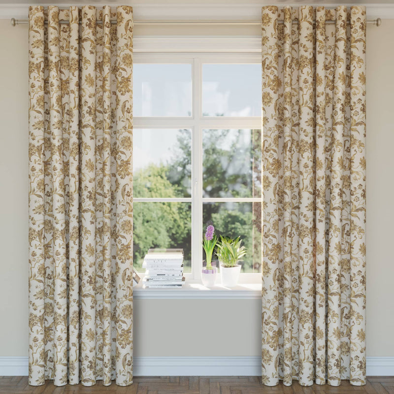 Charlotte - D1841 - Champagne Cecile - Fabric by the Yard - D1841 - D1841_Drapery
