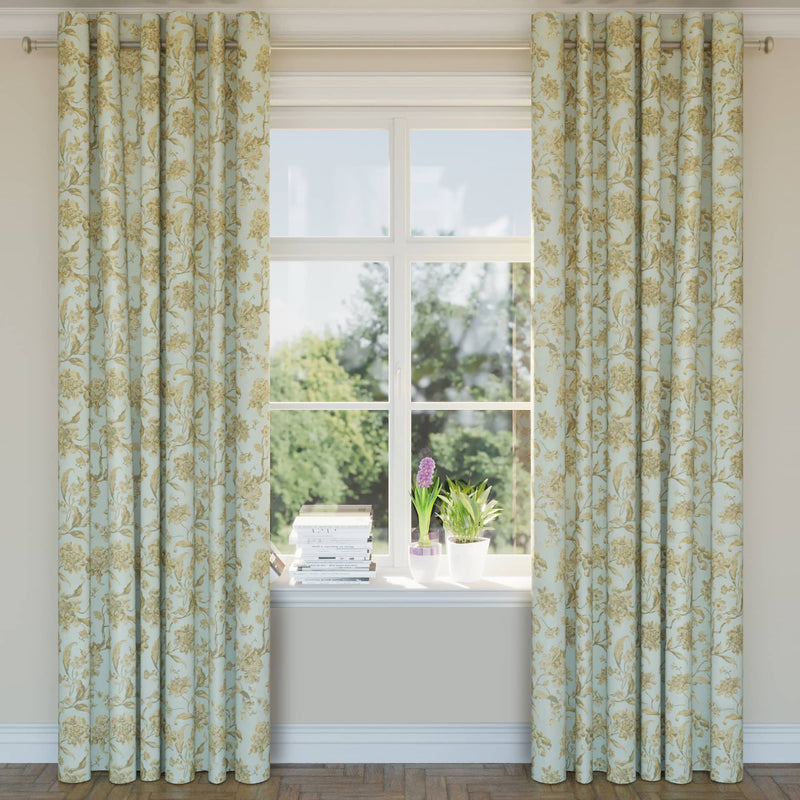 Charlotte - D1844 - Mist Cecile - Fabric by the Yard - D1844 - D1844_Drapery