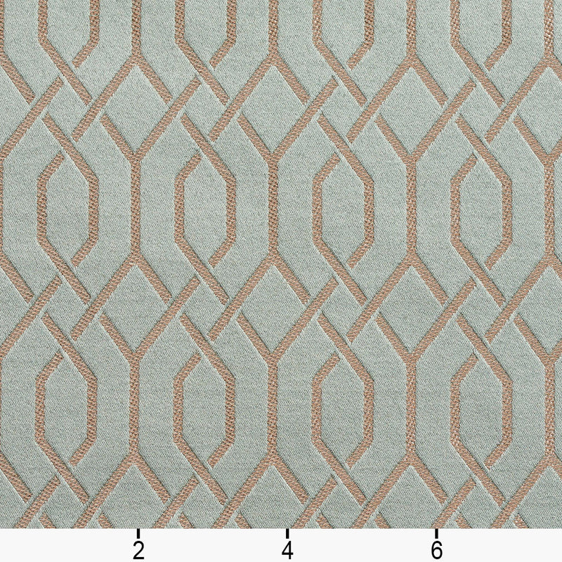 Charlotte - D184 - Seamist Lattice - Fabric by the Yard - D184 - D184_Ruler