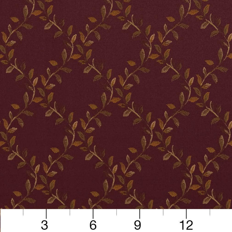 Charlotte - D1857 - Aubergine Ella - Fabric by the Yard - D1857 - D1857_Ruler