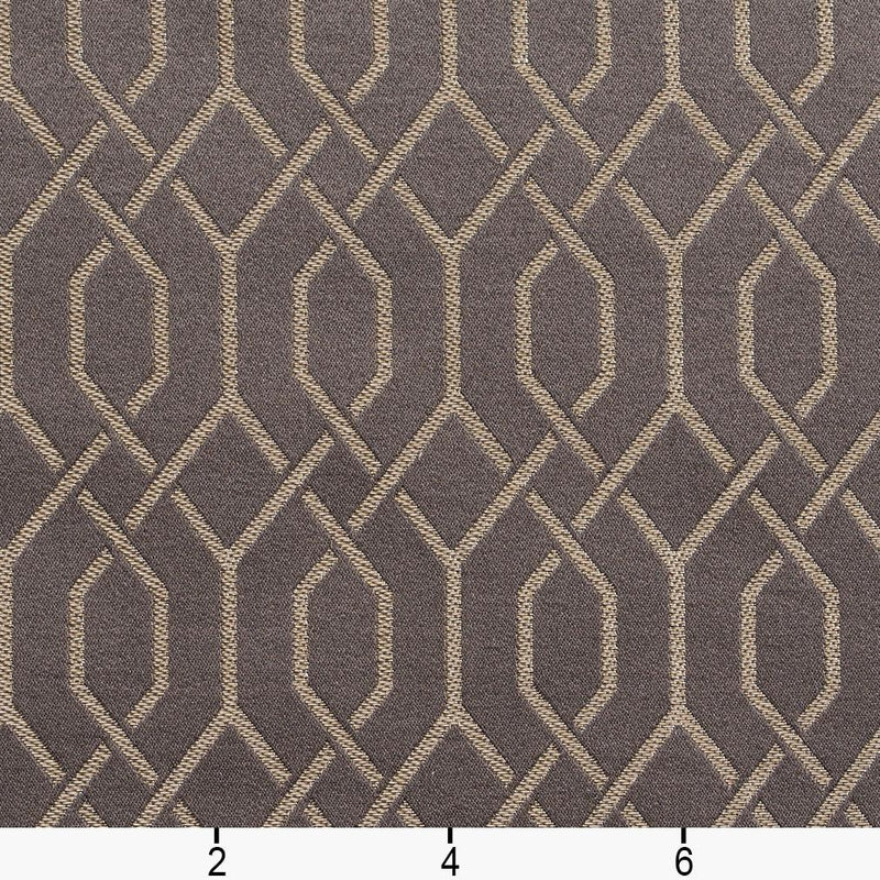 Charlotte - D187 - Pewter Lattice - Fabric by the Yard - D187 - D187_Ruler