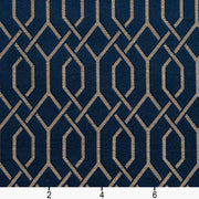 Charlotte - D189 - Sapphire Lattice - Fabric by the Yard - D189 - D189_Ruler