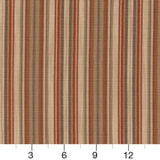 Charlotte - D1942 - Papaya Stripe - Fabric by the Yard - D1942 - D1942_Ruler