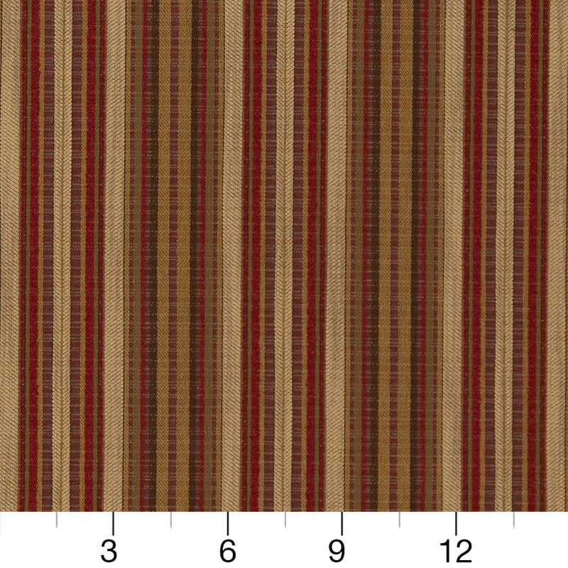Charlotte - D1944 - Ginger Stripe - Fabric by the Yard - D1944 - D1944_Ruler