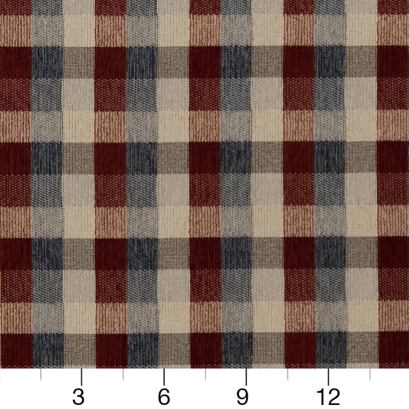 Charlotte - D1975 - Oxblood - Fabric by the Yard - D1975 - D1975_Ruler