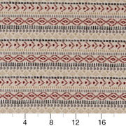 Charlotte - D2002 - Chili - Fabric by the Yard - D2002 - D2002_Ruler