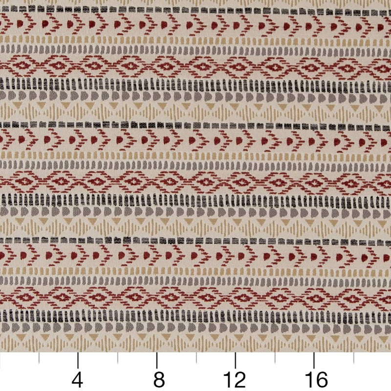 Charlotte - D2002 - Chili - Fabric by the Yard - D2002 - D2002_Ruler