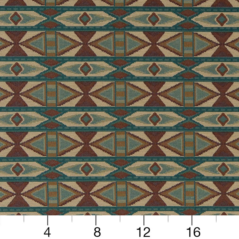 Charlotte - D2010 - Teal - Fabric by the Yard - D2010 - D2010_Ruler