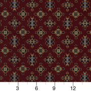 Charlotte - D2012 - Claret - Fabric by the Yard - D2012 - D2012_Ruler