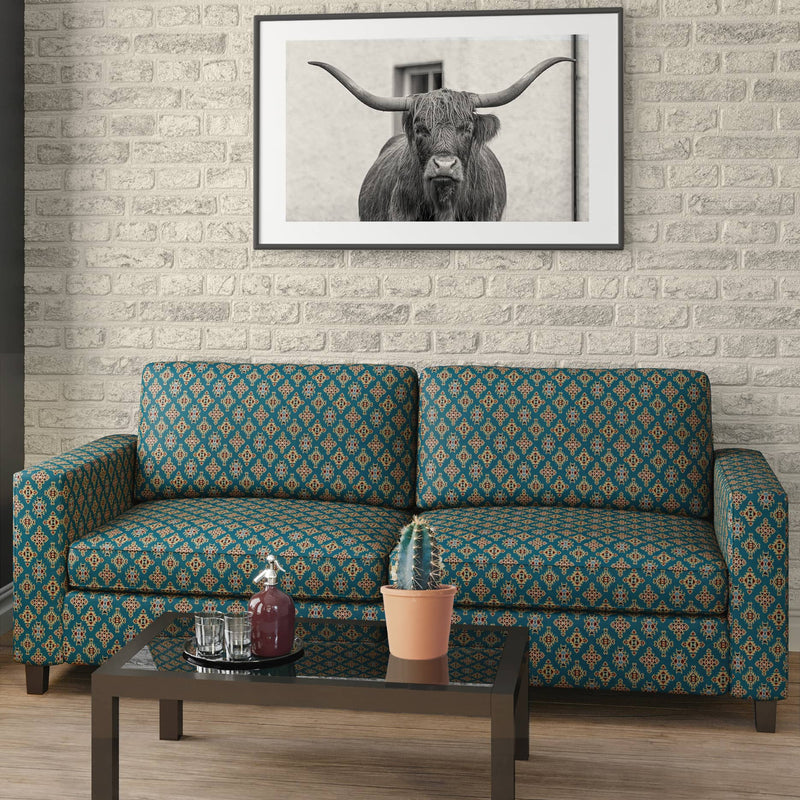 Charlotte - D2014 - Turquoise - Fabric by the Yard - D2014 - D2014_Furniture