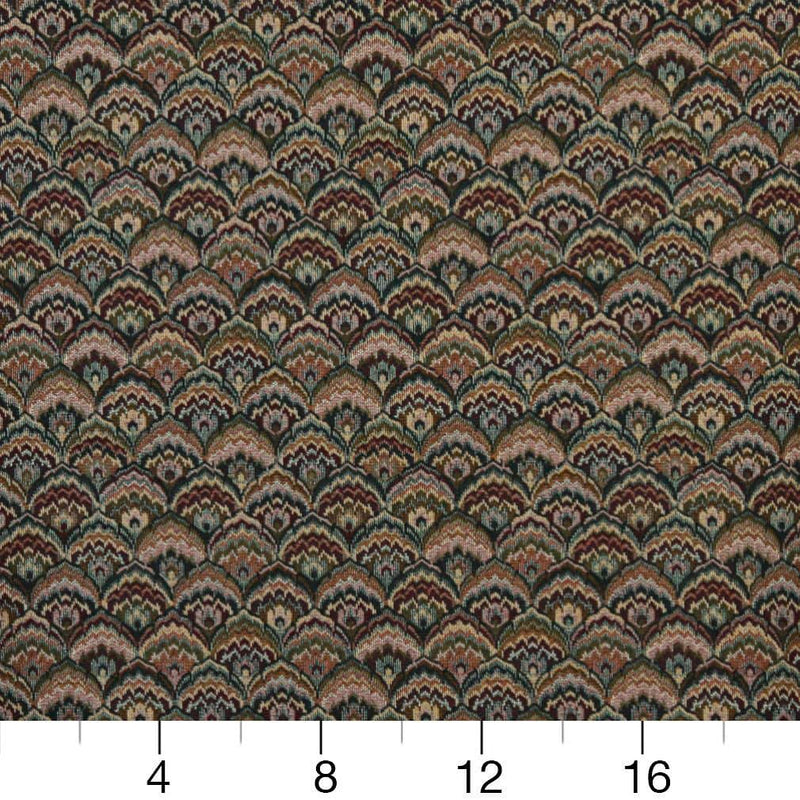 Charlotte - D2044 - Spice Fan - Fabric by the Yard - D2044 - D2044_Ruler