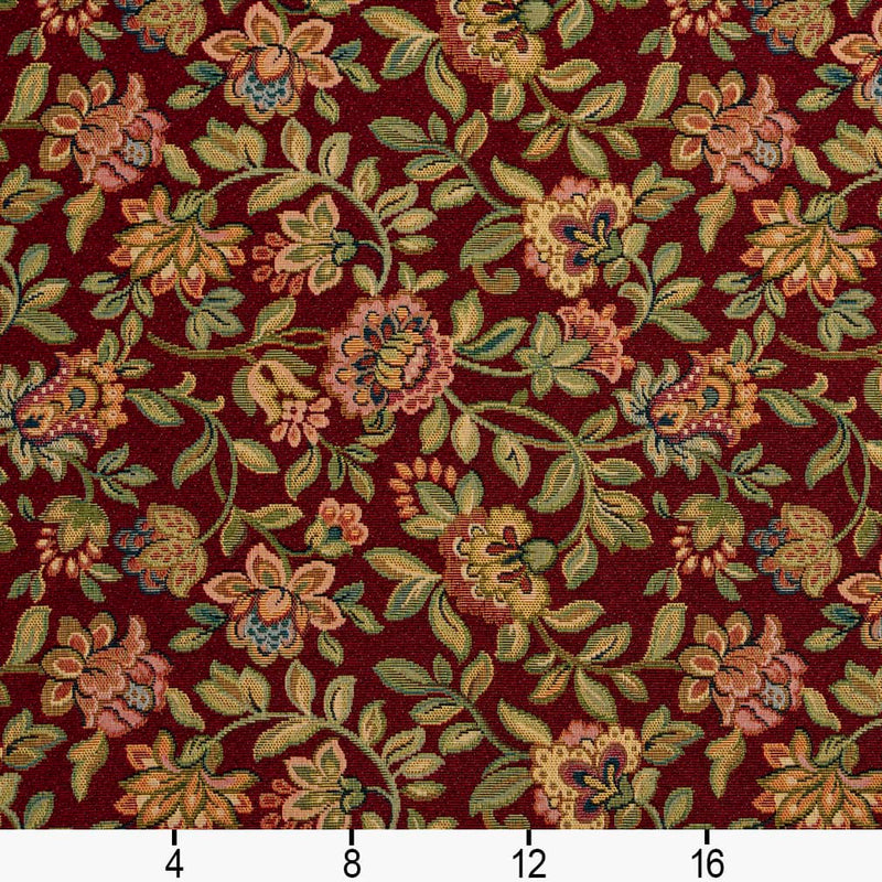 Charlotte - D2048 - Wine - Fabric by the Yard - D2048 - D2048_Ruler