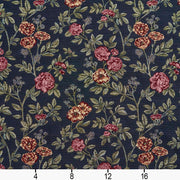 Charlotte - D2058 - Navy Bouquet - Fabric by the Yard - D2058 - D2058_Ruler