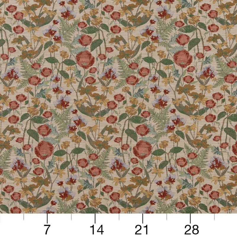 Charlotte - D2069 - Poppy - Fabric by the Yard - D2069 - D2069_Ruler