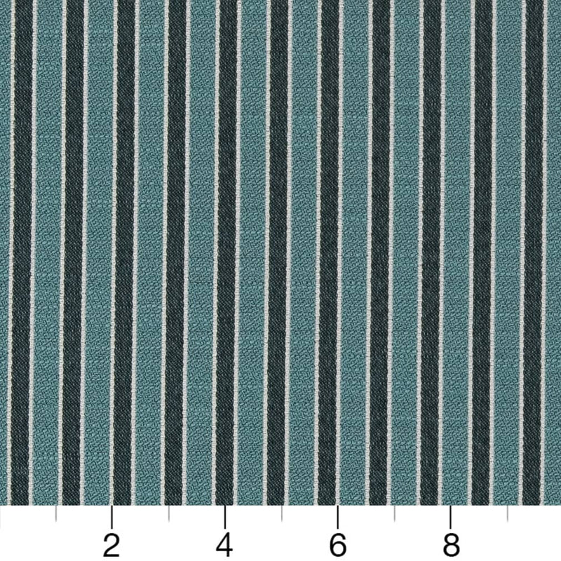 Charlotte - D2129 - Aqua Stripe - Fabric by the Yard - D2129 - D2129_Ruler