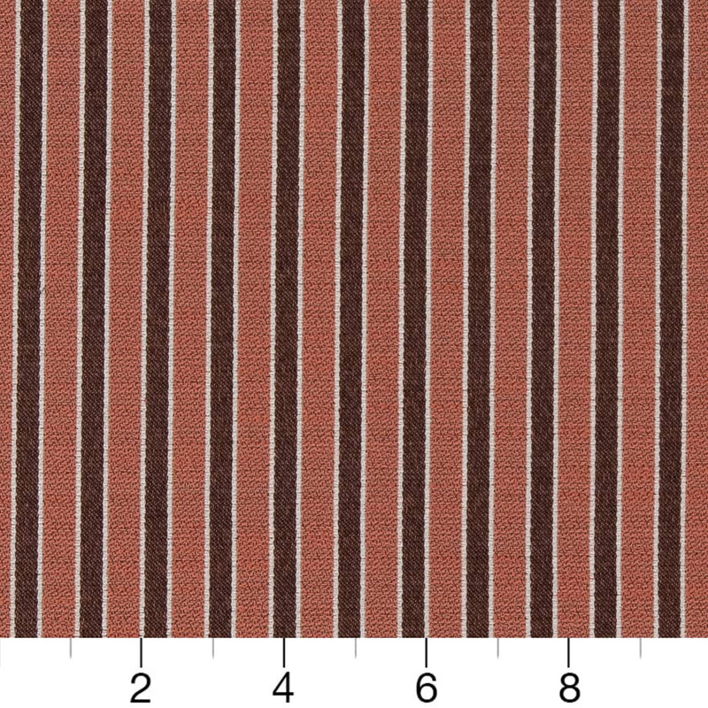 Charlotte - D2131 - Salmon Stripe - Fabric by the Yard - D2131 - D2131_Ruler