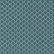 Charlotte - D2139 - Aqua Scales - Fabric by the Yard Aqua Scales