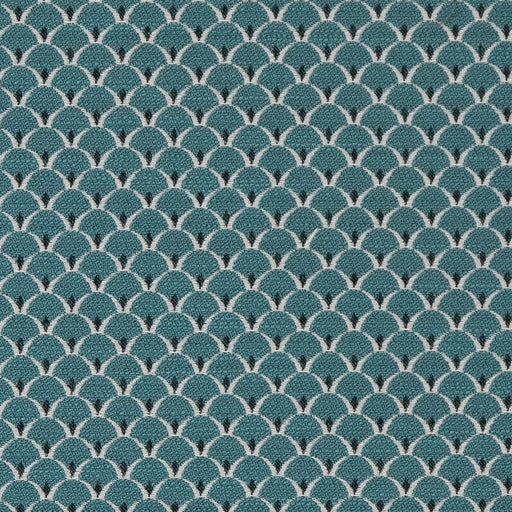 Charlotte - D2139 - Aqua Scales - Fabric by the Yard Aqua Scales