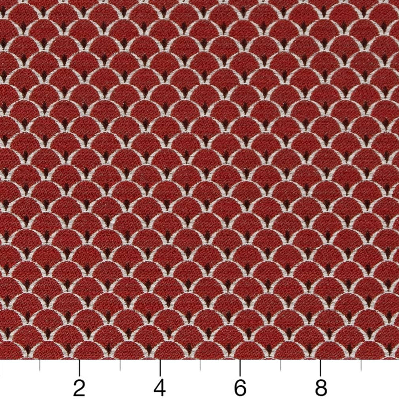 Charlotte - D2142 - Ruby Scales - Fabric by the Yard - D2142 - D2142_Ruler