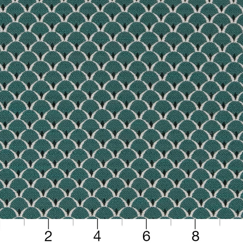 Charlotte - D2147 - Jade Scales - Fabric by the Yard - D2147 - D2147_Ruler