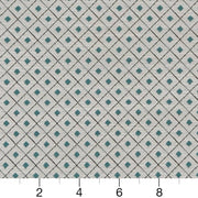 Charlotte - D2149 - Aqua Diamond - Fabric by the Yard - D2149 - D2149_Ruler