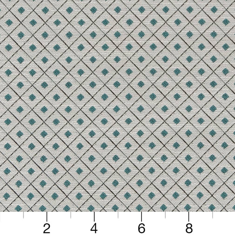 Charlotte - D2149 - Aqua Diamond - Fabric by the Yard - D2149 - D2149_Ruler