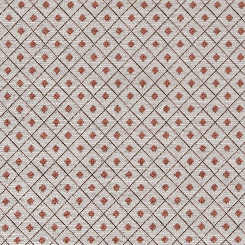Charlotte - D2151 - Salmon Diamond - Fabric by the Yard Salmon Diamond