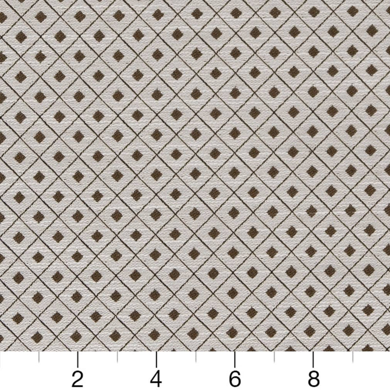 Charlotte - D2158 - Truffle Diamond - Fabric by the Yard - D2158 - D2158_Ruler