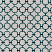 Charlotte - D2169 - Aqua Lattice - Fabric by the Yard Aqua Lattice