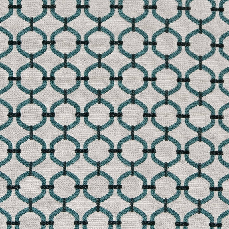 Charlotte - D2169 - Aqua Lattice - Fabric by the Yard Aqua Lattice