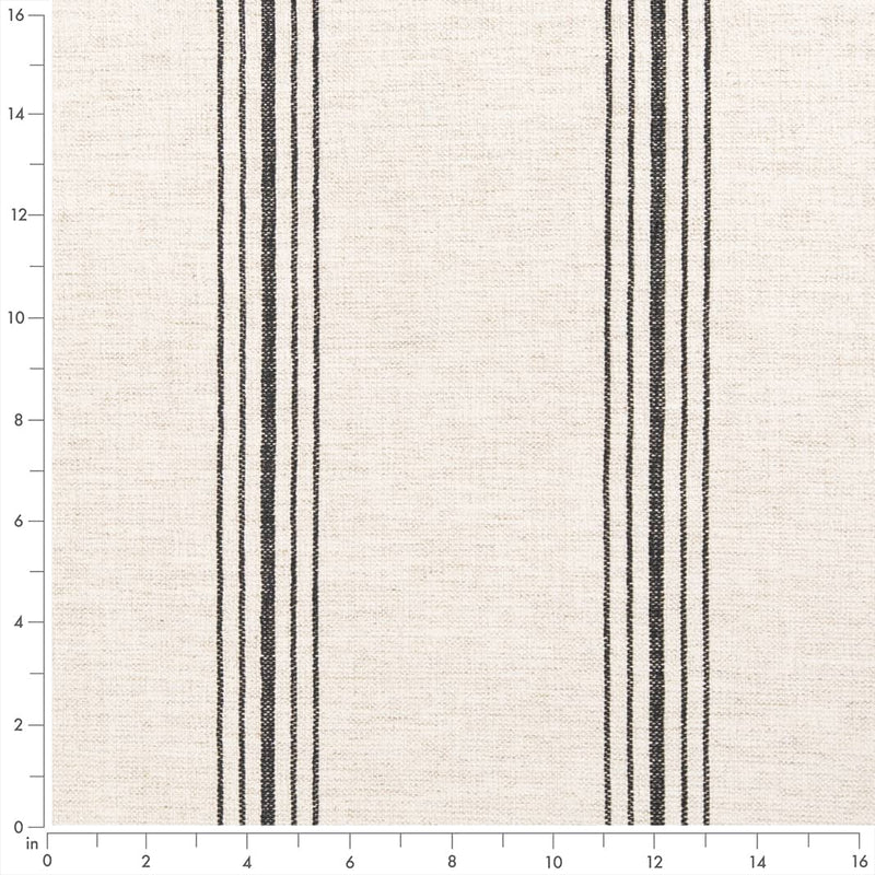 Charlotte - D2277 - Hampton Charcoal - Fabric by the Yard - D2277 - D2277_Ruler