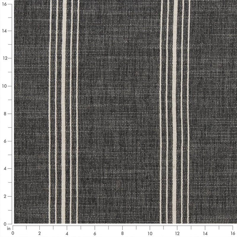 Charlotte - D2283 - Newport Charcoal - Fabric by the Yard - D2283 - D2283_Ruler
