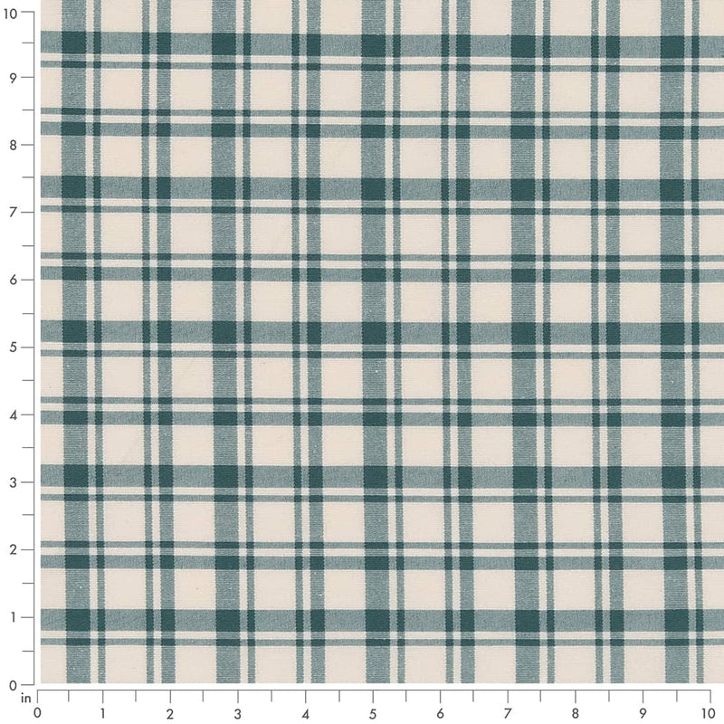 Charlotte - D2391 - Teal - Fabric by the Yard - D2391 - D2391_Ruler