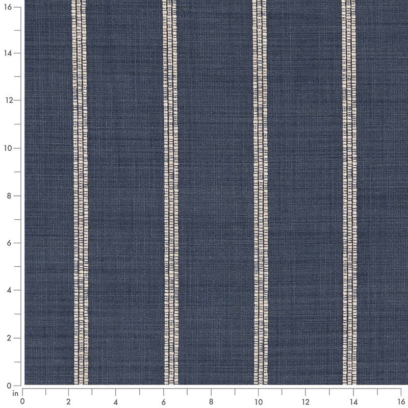 Charlotte - D2407 - Navy - Fabric by the Yard - D2407 - D2407_Ruler